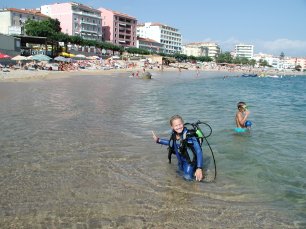 La plage dans la ville